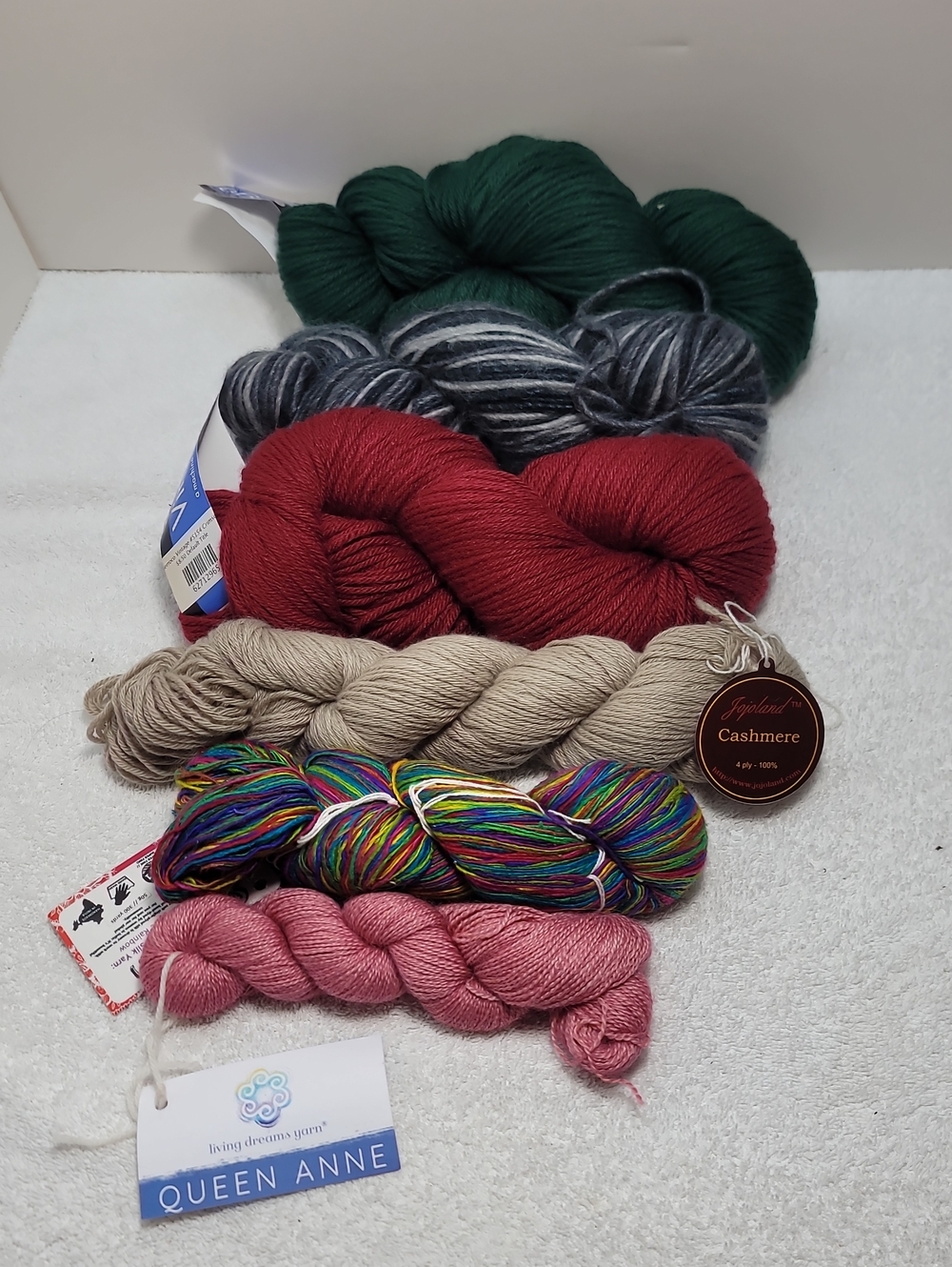 Asst. Yarn Bundle Multi ODDS 6 Skeins. #5